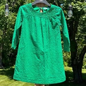 Cupcakes & Pastries Girls Eyelet Green Dress in Size 8